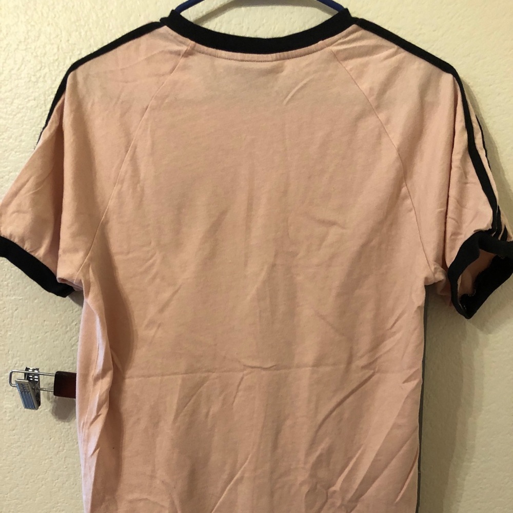 🧘‍♀️NEW: PINK ADIDAS THREE STRIPE T-SHIRT🧘‍♀️ - Picture 8 of 8